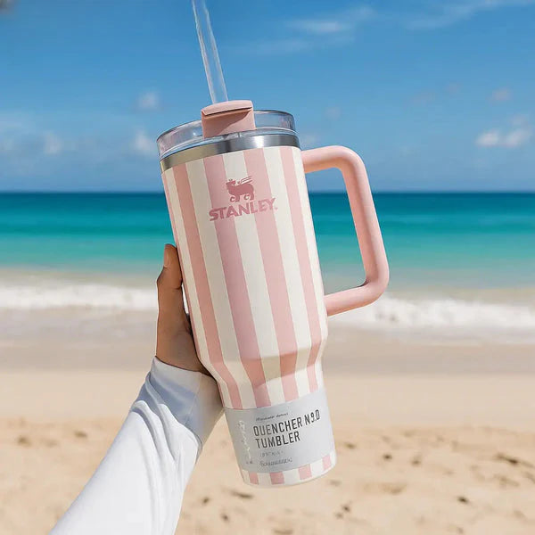 Stanley 40oz Quencher H2.0 FlowState Tumbler – Stainless Steel, Vacuum Insulated, Reusable Travel Mug with Straw