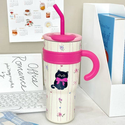 Stainless Steel Tumbler 40 Oz ( 1200 ML) With Handle