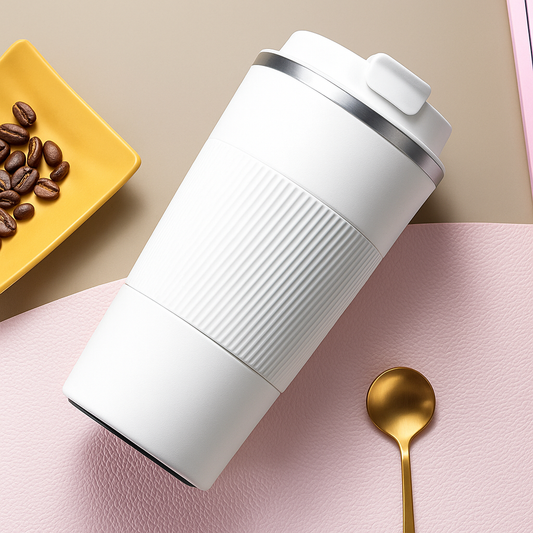 🌟 Stainless Steel Vacuum Insulated Coffee Travel Mug – Hot & Cold Drink Companion | ❄️ Keeps Cold. 🔥 Stays Hot. Always Fresh!